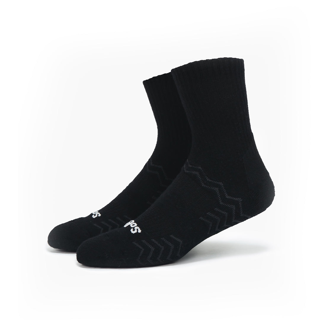 Half Crew Length Golf Socks, Black
