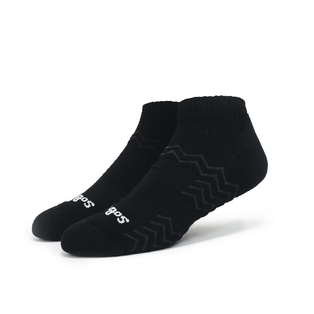 Ankle Merino Wool Golf Socks, Black