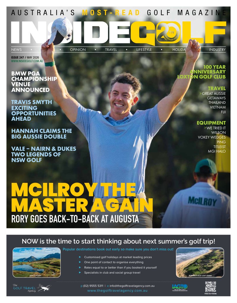 Inside Golf Magazine cover, May 2026